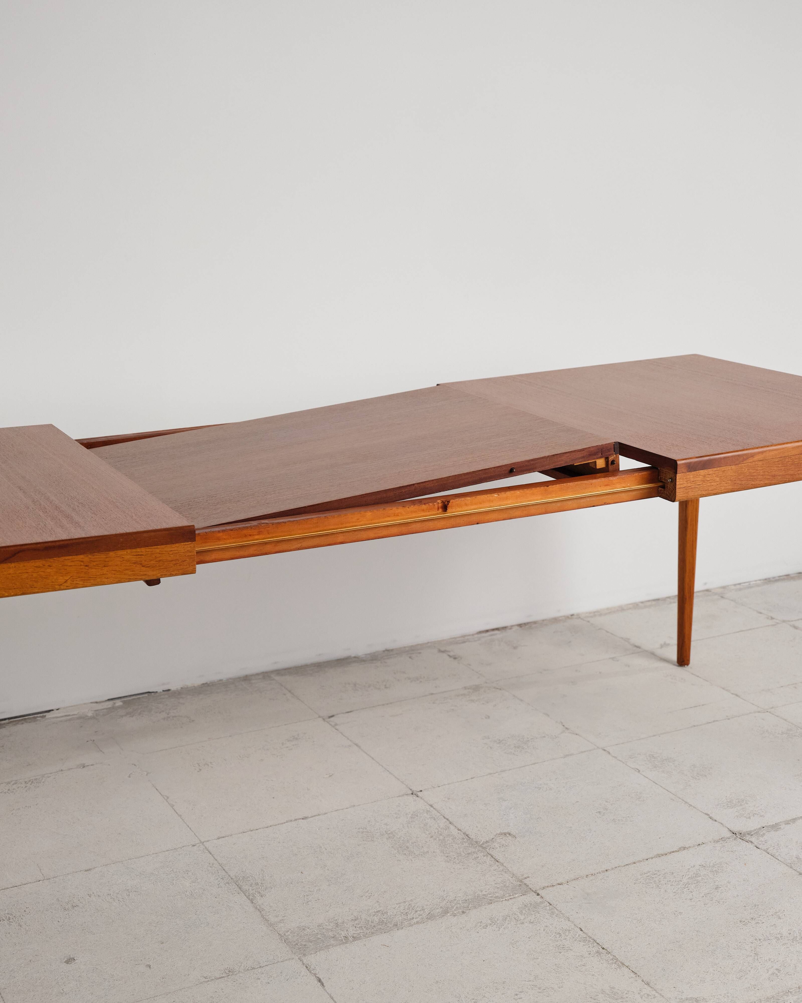 Table extensible en teck par Hartmut Lohmeyer pour Wilkhahn