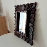 Antique mirror in carved wood