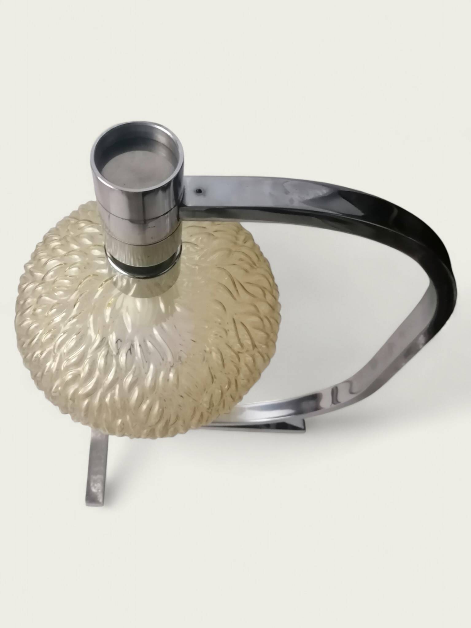 1970 designer lamp in chrome Franco Albini