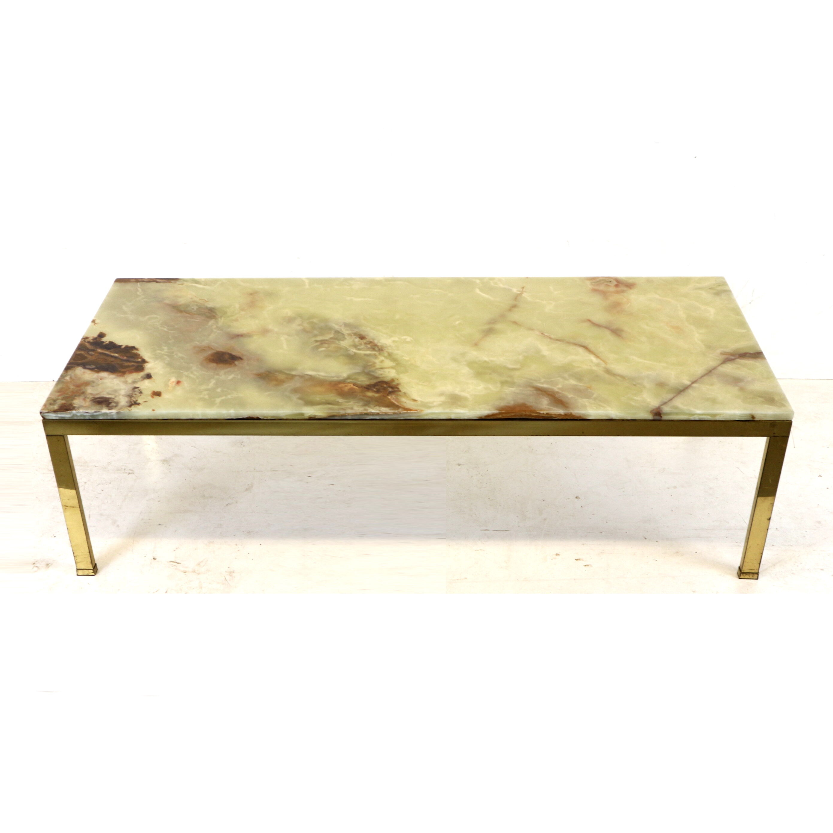 Large vintage Onyx coffee table made in the 1970s