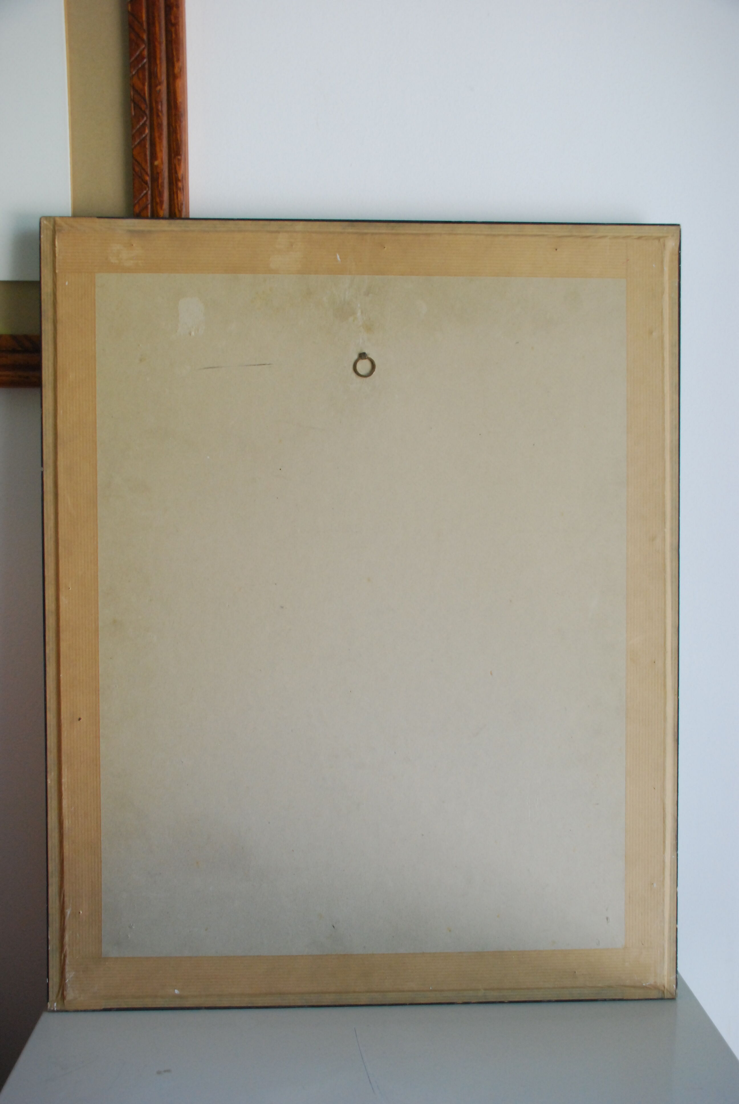 Abstract painting Daniel Bohbot vintage