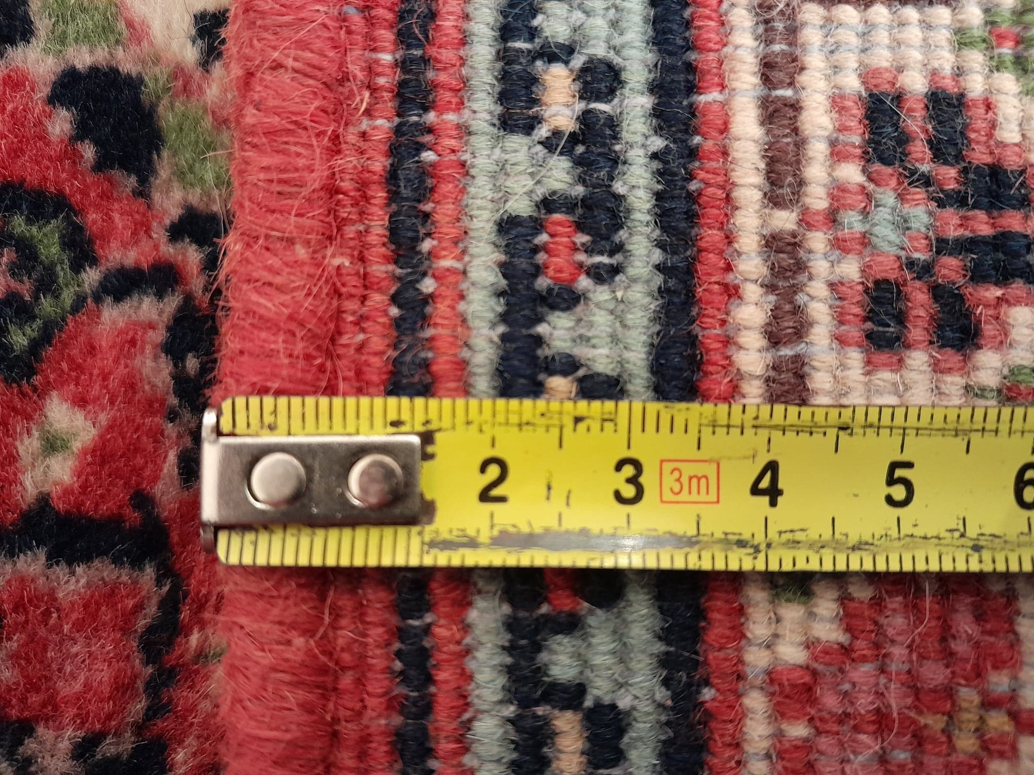 Handmade indo-bidjar rug 183x131cm