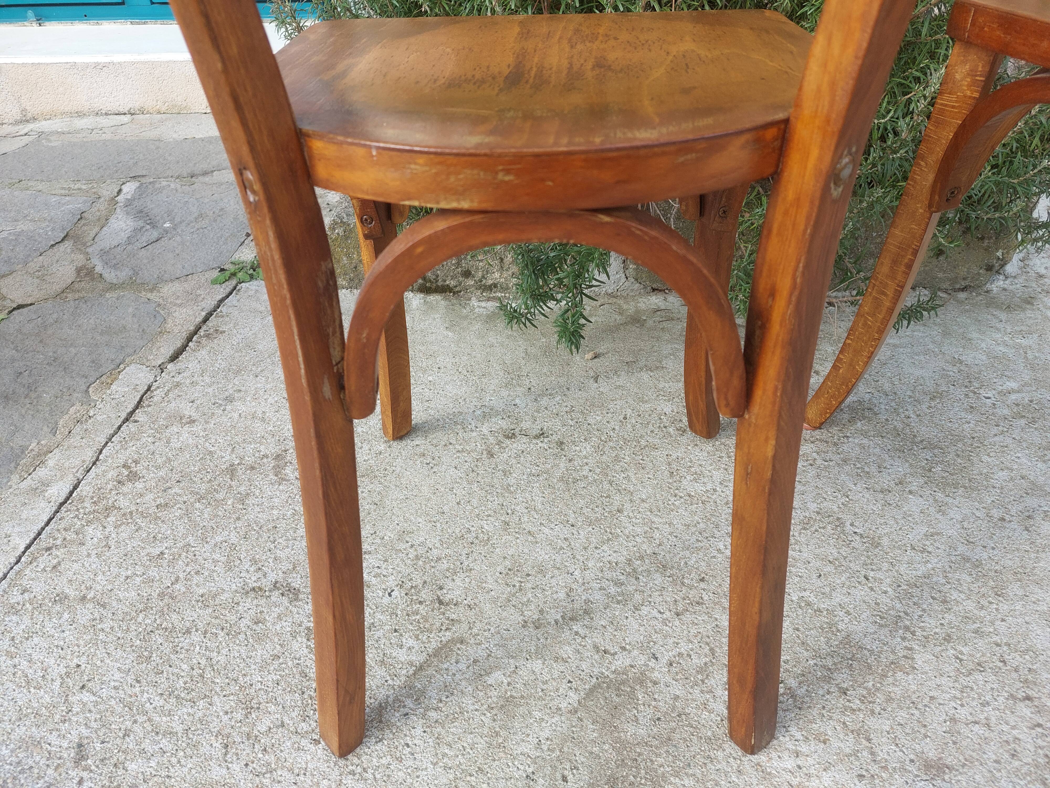 pair of Luterma bistro chairs, dark shade