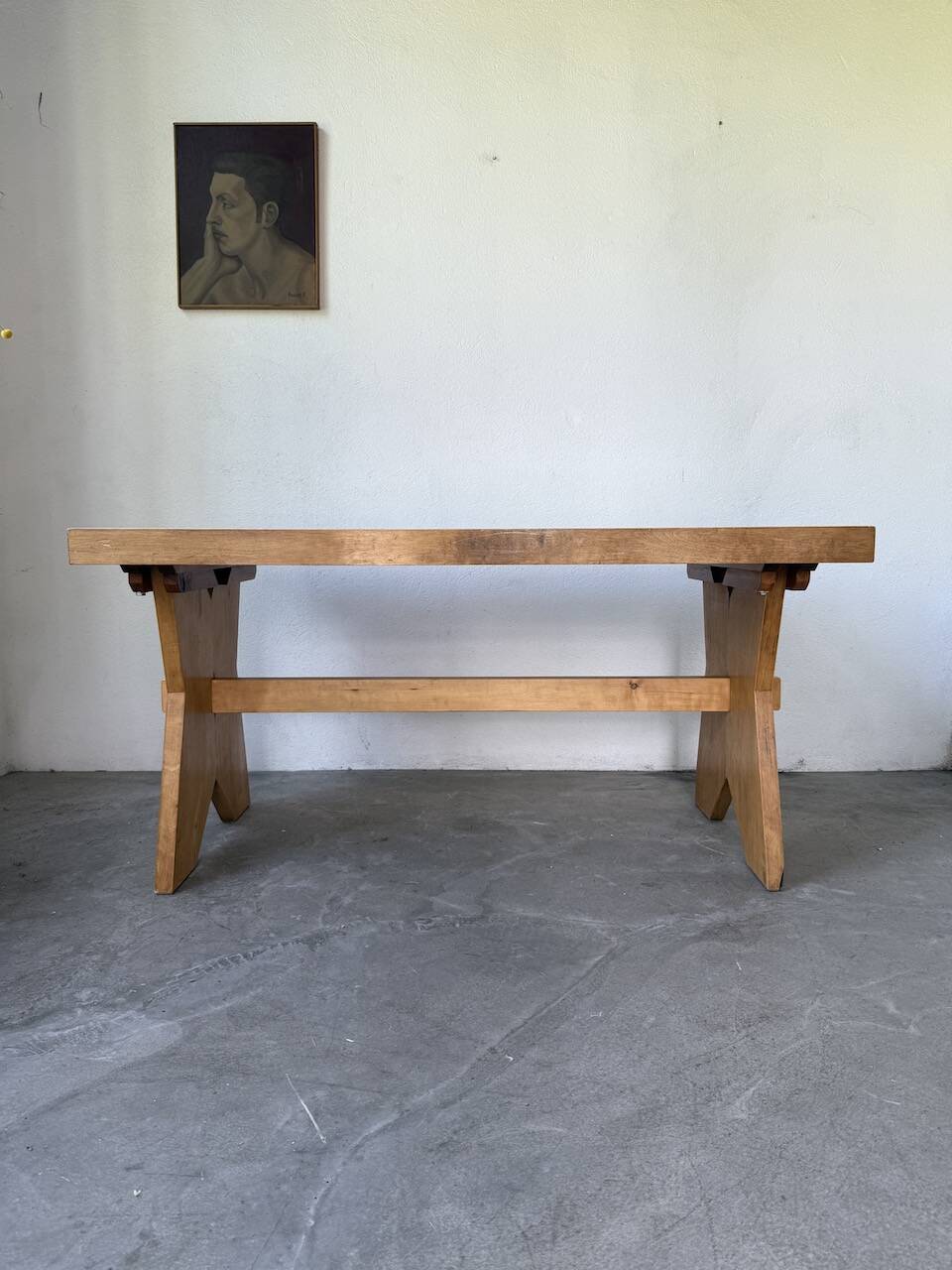 1950s beech mountain furniture table