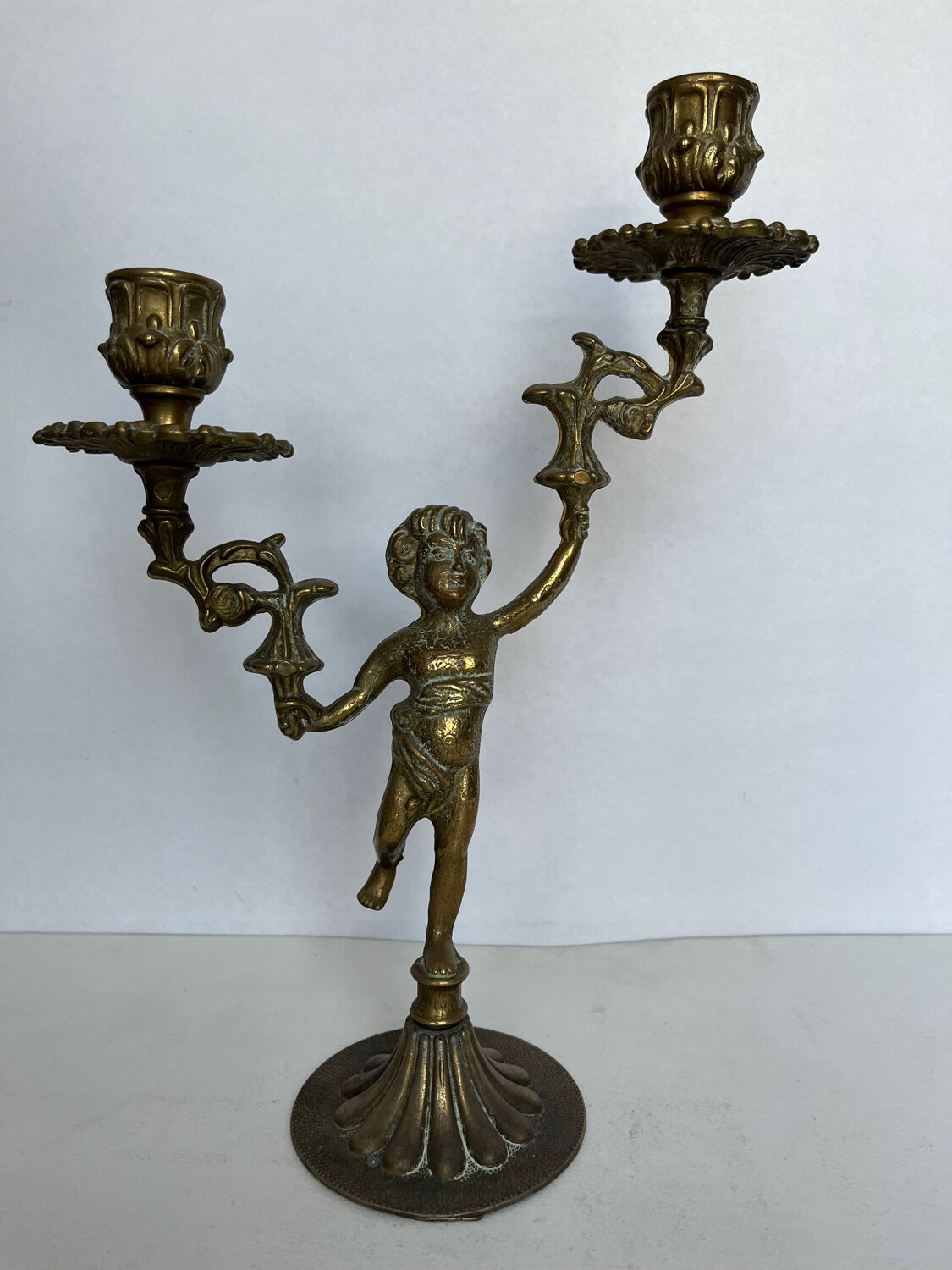 Gilded bronze chandelier