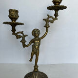 Gilded bronze chandelier