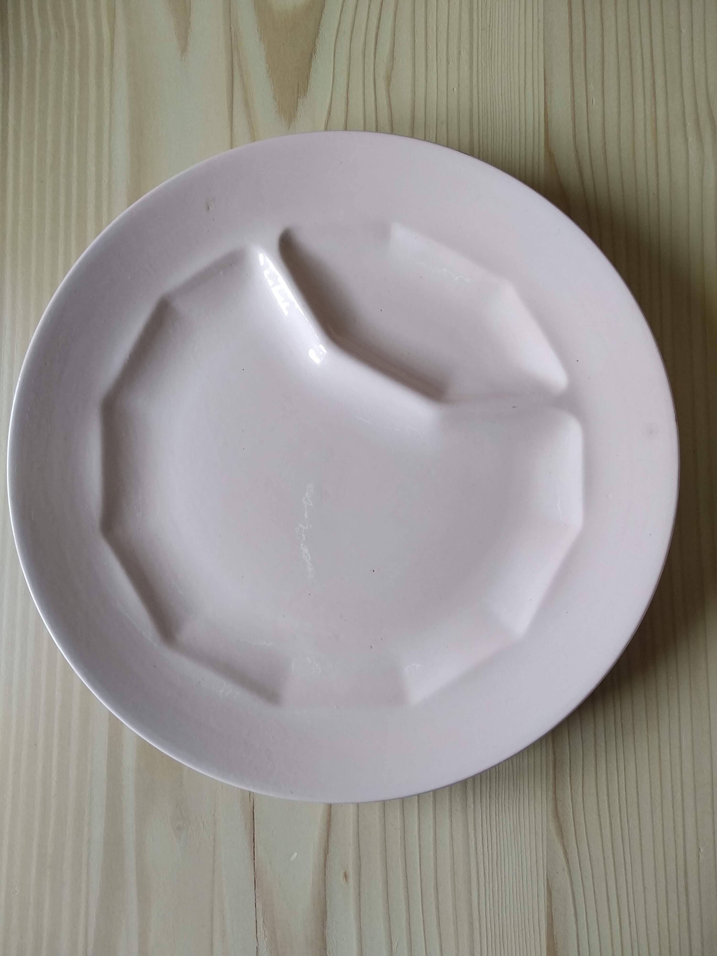 Digoin Sarreguemines Pale Pink Asparagus Set