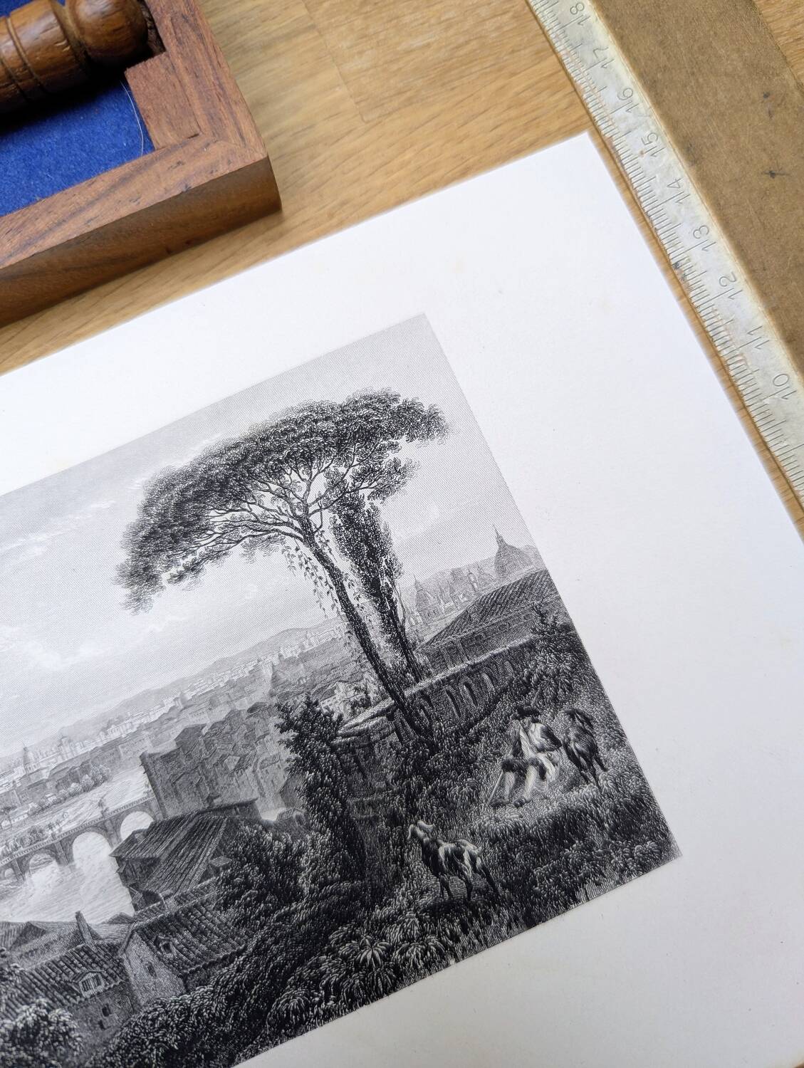 Gravure de Rome, 1841