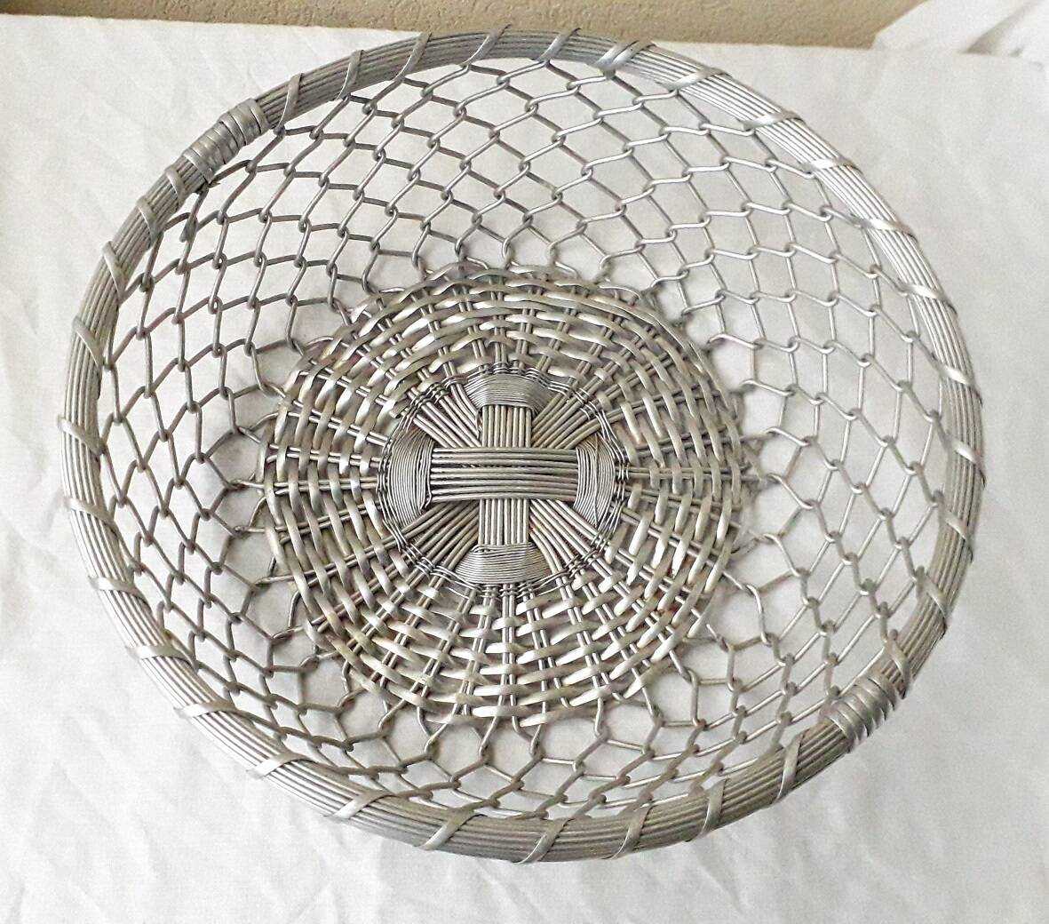 Metal basket or hamper