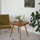 Cesky Nabytek wooden side table, former Czechoslovakia 1960