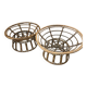 Rattan armchairs