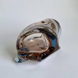 Cendrier Skrdlovice Art Glass, République tchèque, années 1960