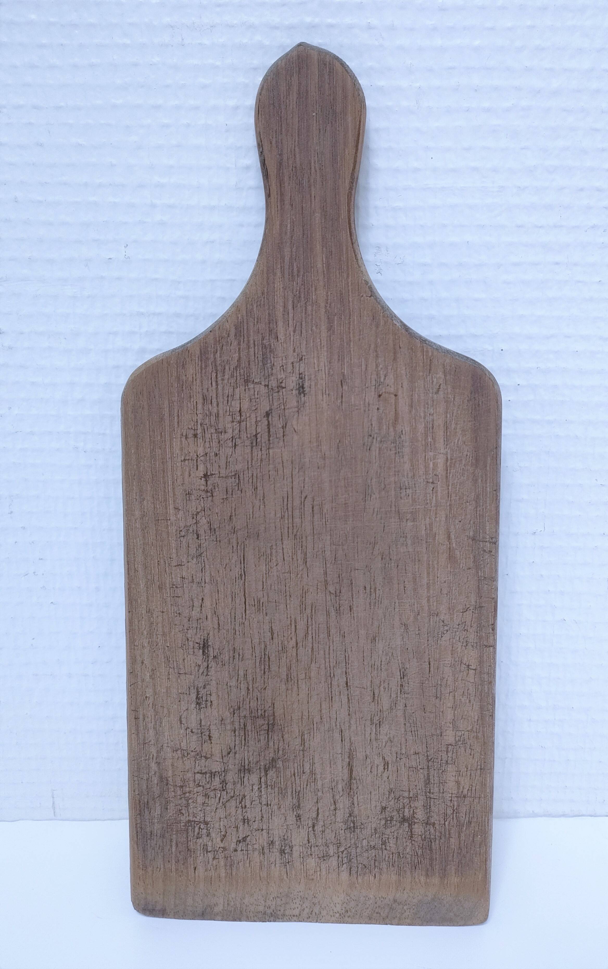 Three vintage solid wood cutting boards