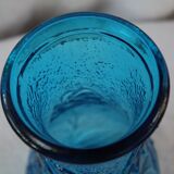 Vase en verre bleu granité Contantin Paris