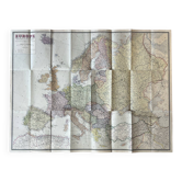 Large physical and political map of Europe - 98x74cm