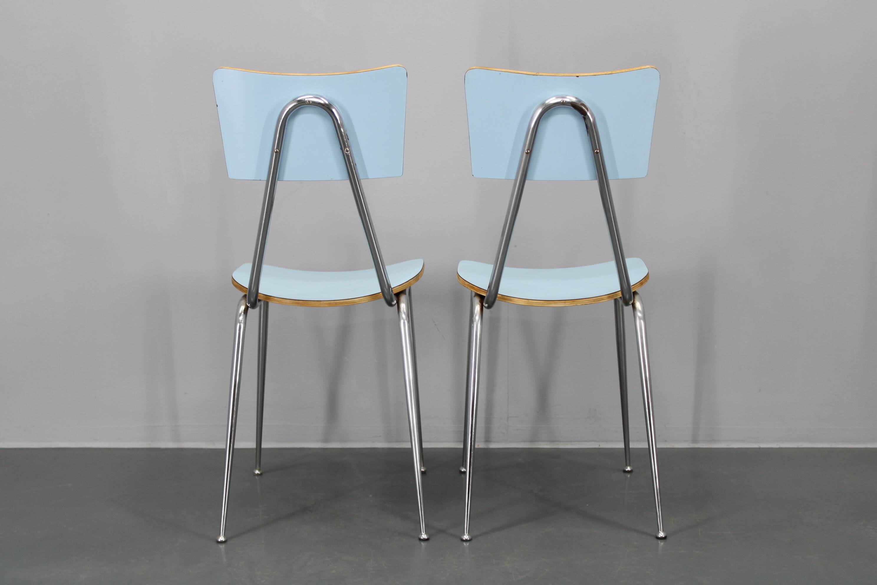 1970s Set of Five Dining Chairs , Italy