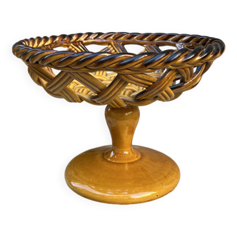 Braided ceramic cup