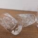 Presentation service 8 glasses and its Bohemian Cristal style dish
