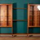 Retro Teak 1960s Mid Century Three Bay Ladder Shelving System
