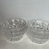 6 glass dessert cups