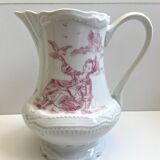 Pichet Cruchon Pot Broc à Crème Lait Porcelaine Cherbourg Style Louis XV
