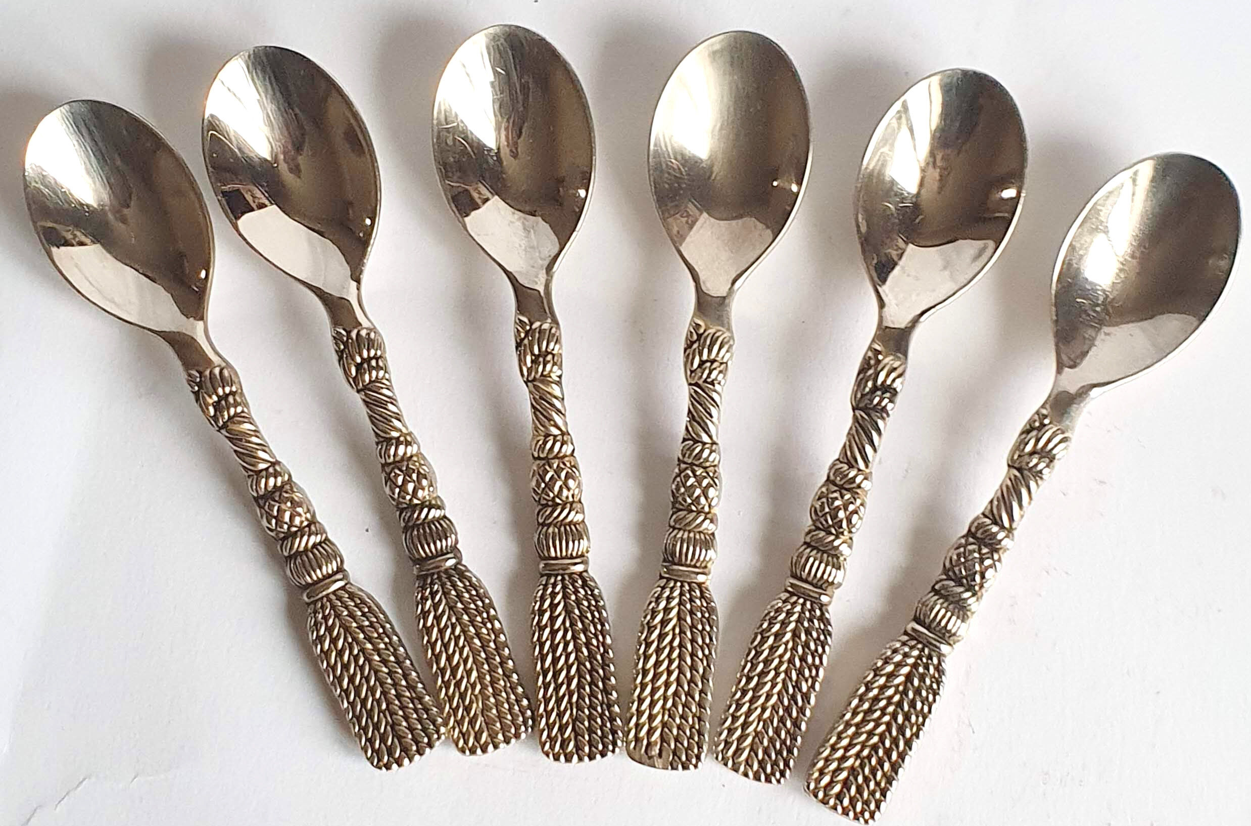 SILEA teaspoons, 1970s in silver metal