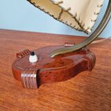 Art Deco bedside lamp in bakelite and cellulose, 1920s-30s