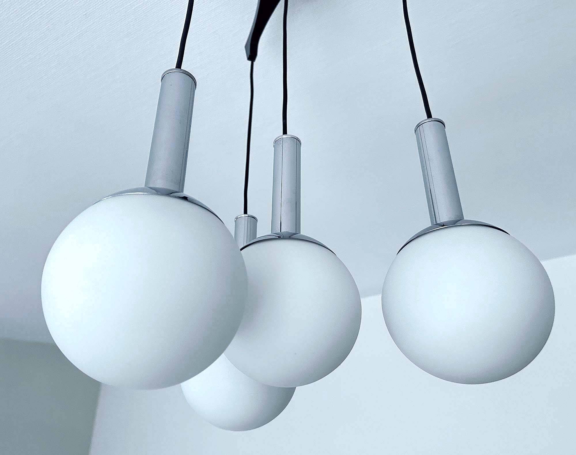 Italian Mid Century Space Age Pendant Lamp