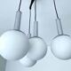 Italian Mid Century Space Age Pendant Lamp