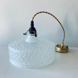 Vintage glass pendant light