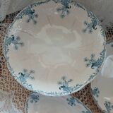 Longwy iron earth dinnerware set