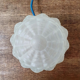 Frosted glass globe lamp