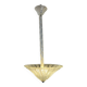 Beautiful Art Deco glass pendant.