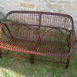 Rattan bench