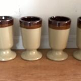 Ensemble de 4 mugs mazagran en grès