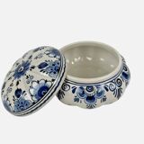 Delft blue and white ceramic candy dish