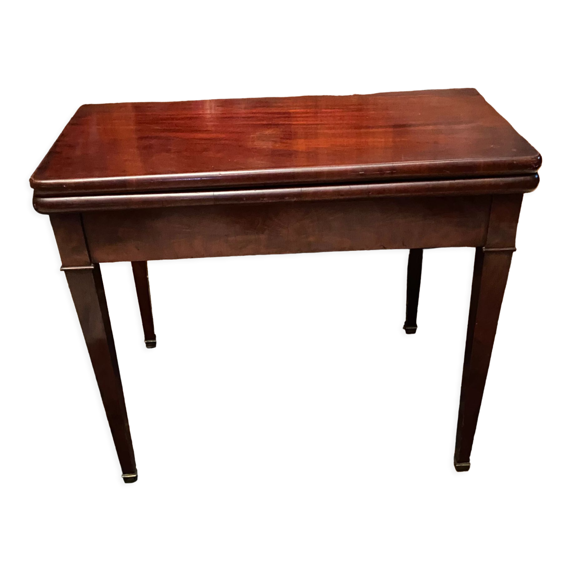 Mahogany game table console from the Napoleon III period