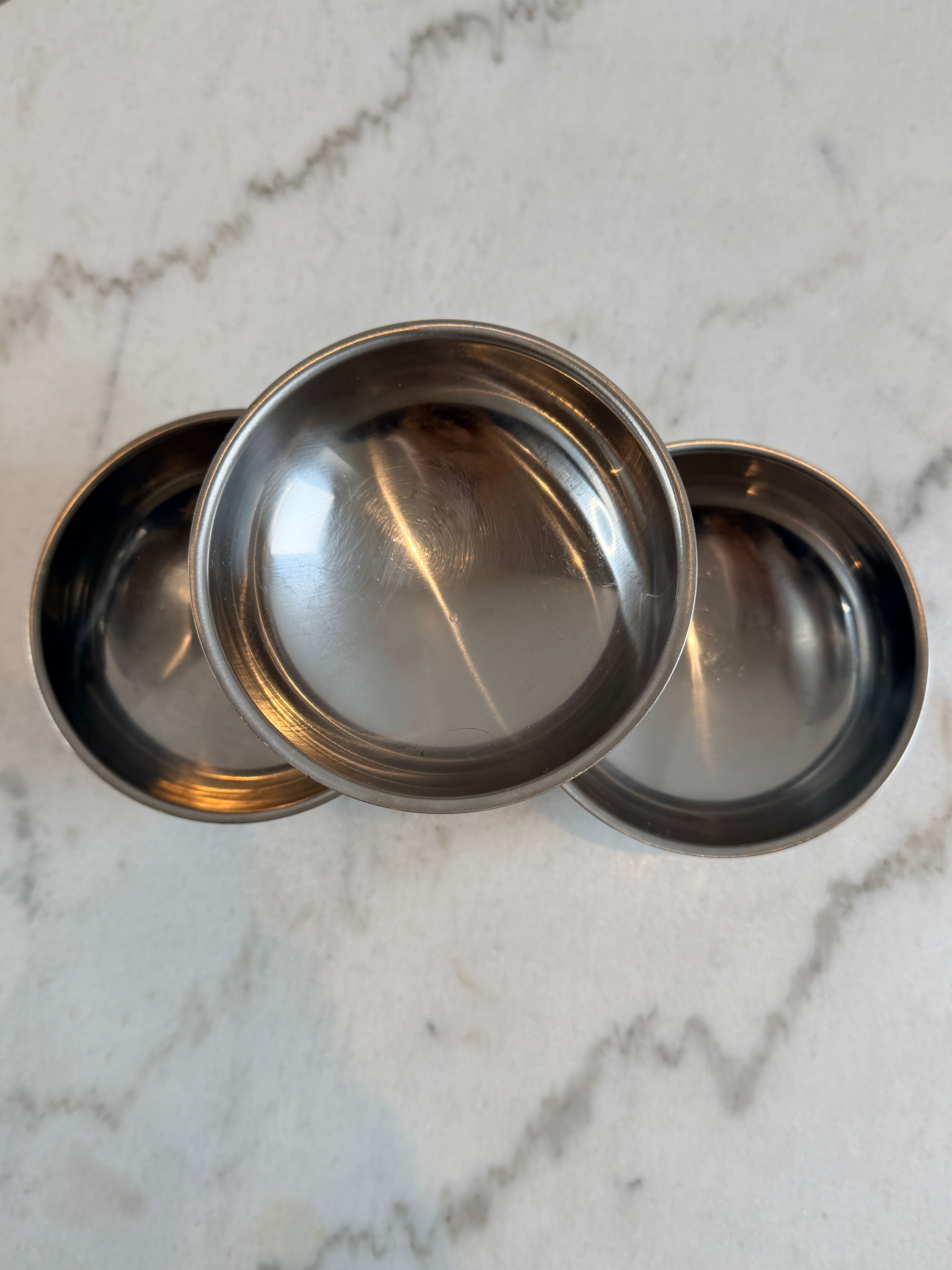 Stainless steel bowls