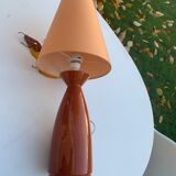 Albret lamp in ceramic glazed terracota vintage and design