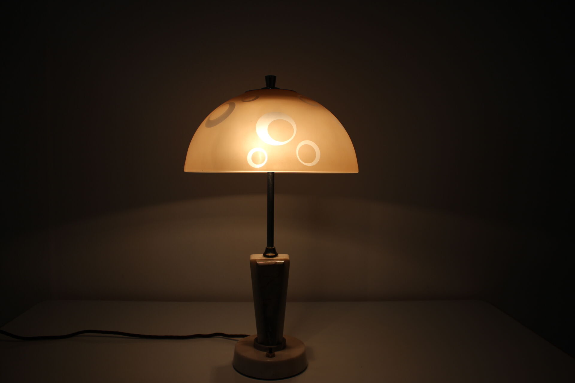 Mid-century Table lamp/Kámen Praha,  1950's