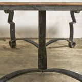 Exceptional garden table with scrollwork
