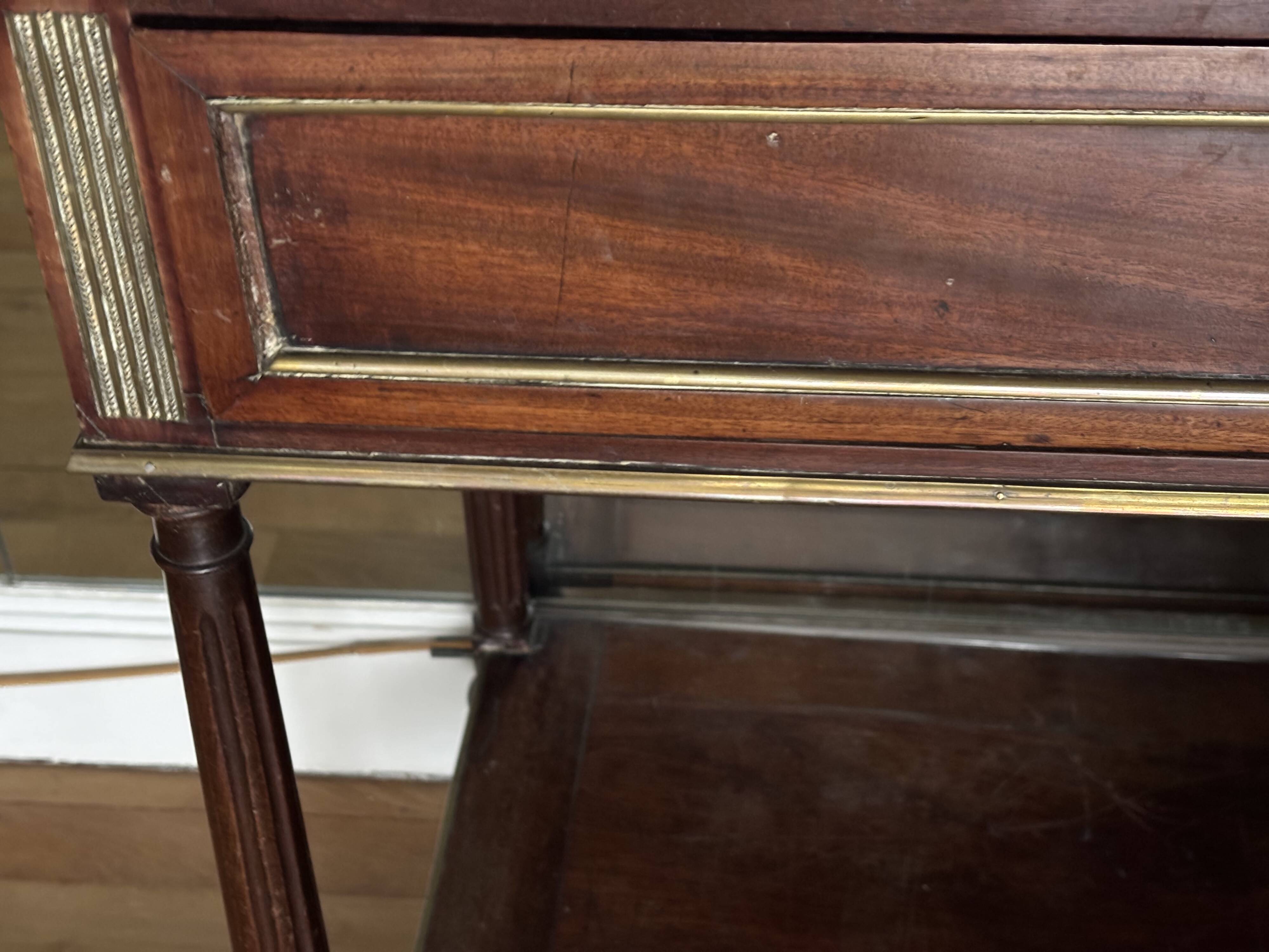 Louis XVI XVIII dessert with its marble