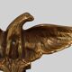 Empire style Small Gold Decorative convex Mirror with Eagle, France