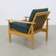 Vintage danish lounge chair, 1970s new upholstery