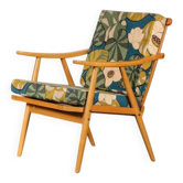 Fauteuil boomerang tissu Thévenon