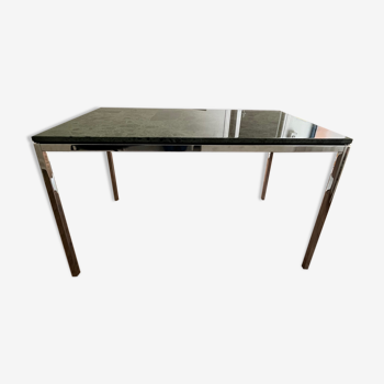 Florence Knoll's desk in green marble "verde alpi"