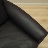 Brown leather armchair, Danish design, 1960s, designer: Aage Christiansen,