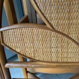 Single rattan headboard