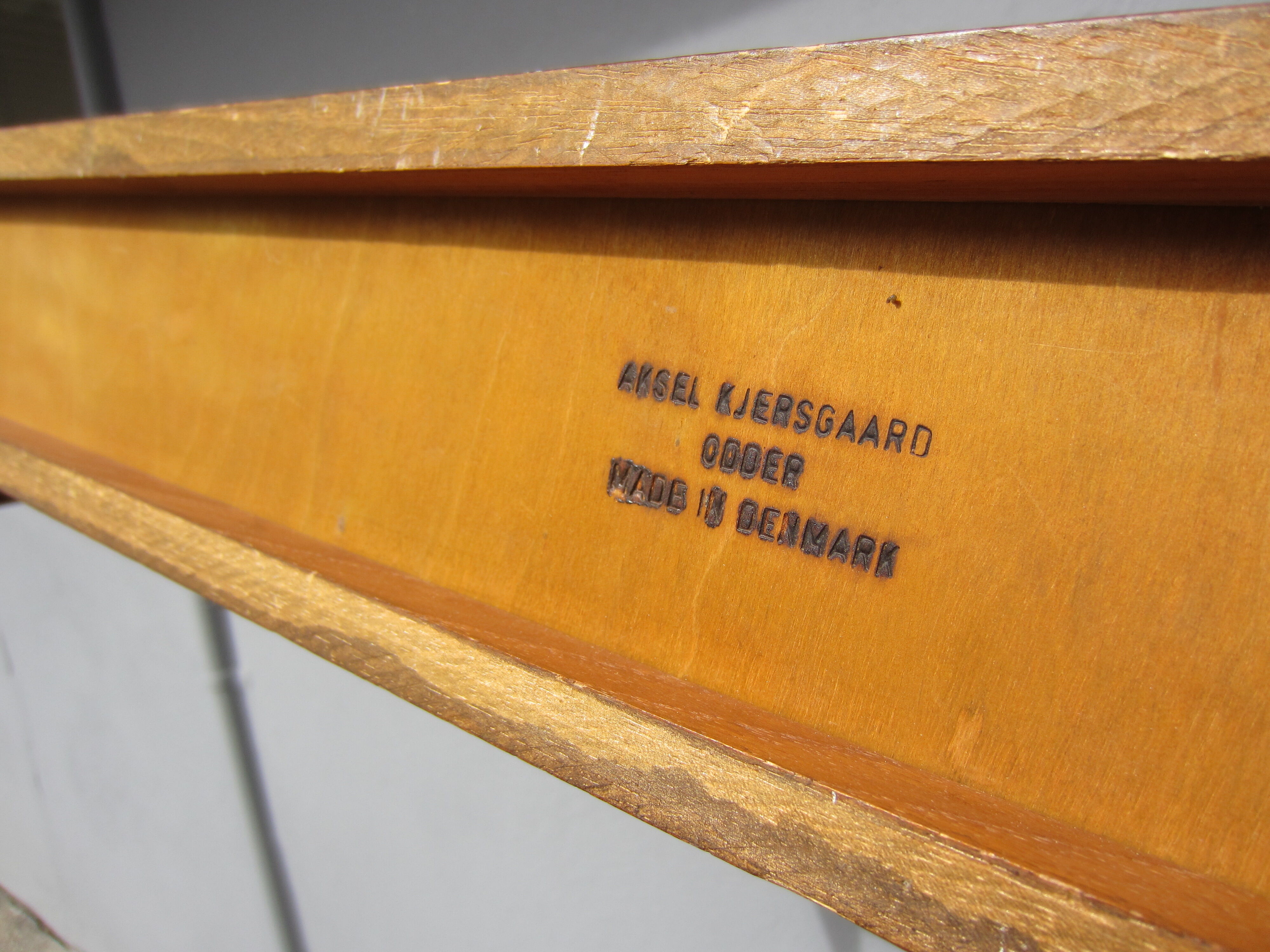 Danish wall shelf by Kai Kristiansen for Aksel Kjersgaard