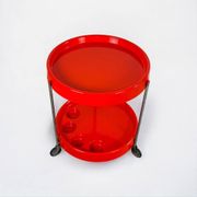 Vintage Serving Trolley with Bottle Holder by Dal Vera Italy, 1970s